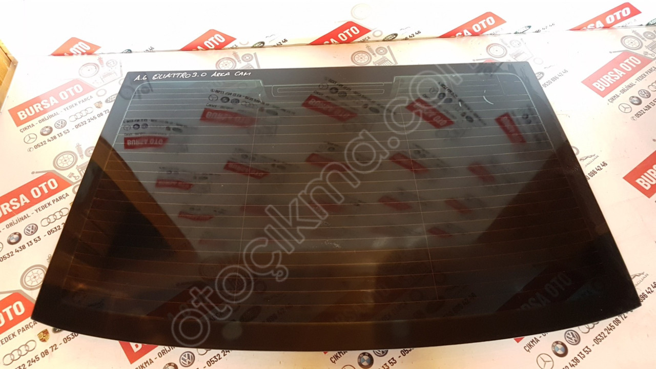 AUDİ A6 C7 KASA ARKA CAM ORJINAL SÖKME
