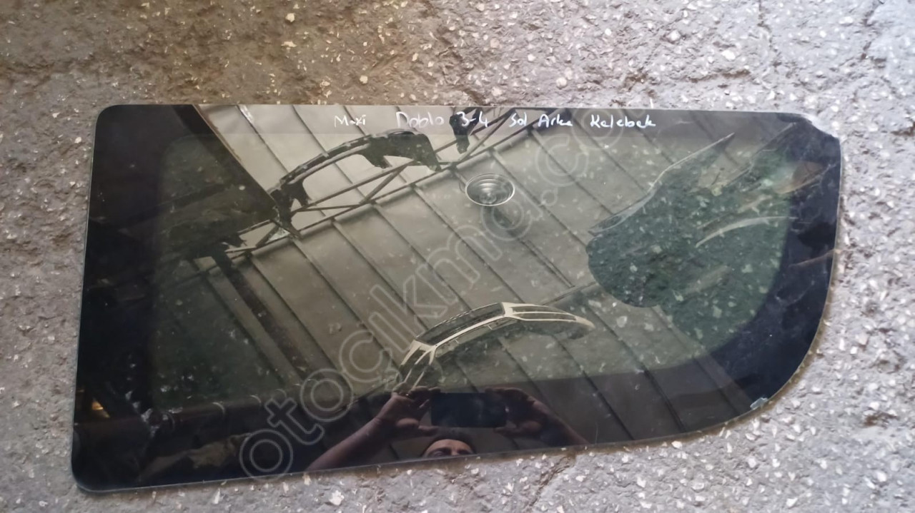 Fiat doblo 3 / 4 maxi (uzun şase) sol arka kelebek camı