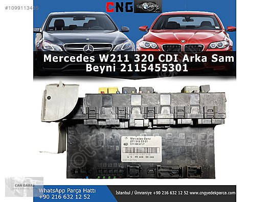 Mercedes W211 E320 CDI Arka Sam Beyni 2115455301