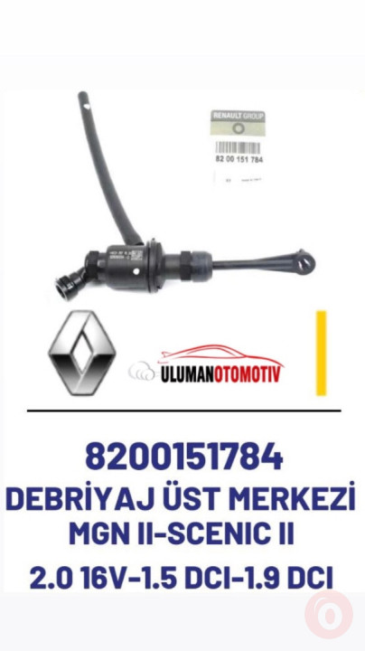 MEGANE 2 SCENİC 2 DEBRİYAJ ÜST MERKEZİ SIFIR