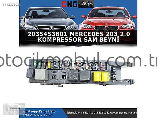 2035453801 MERCEDES 203 2.0 KOMPRESSOR SAM BEYNİ