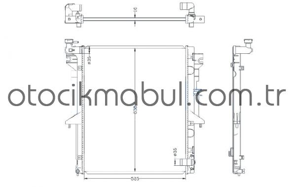 RADYATÖR SU L200  15-&gt;  DÜZ VİTES