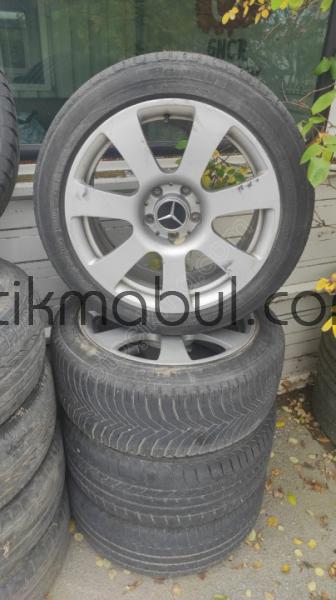 MERCEDES 215 50 R17 8JX17H2 CELİK JANT TAKIM CIKMA