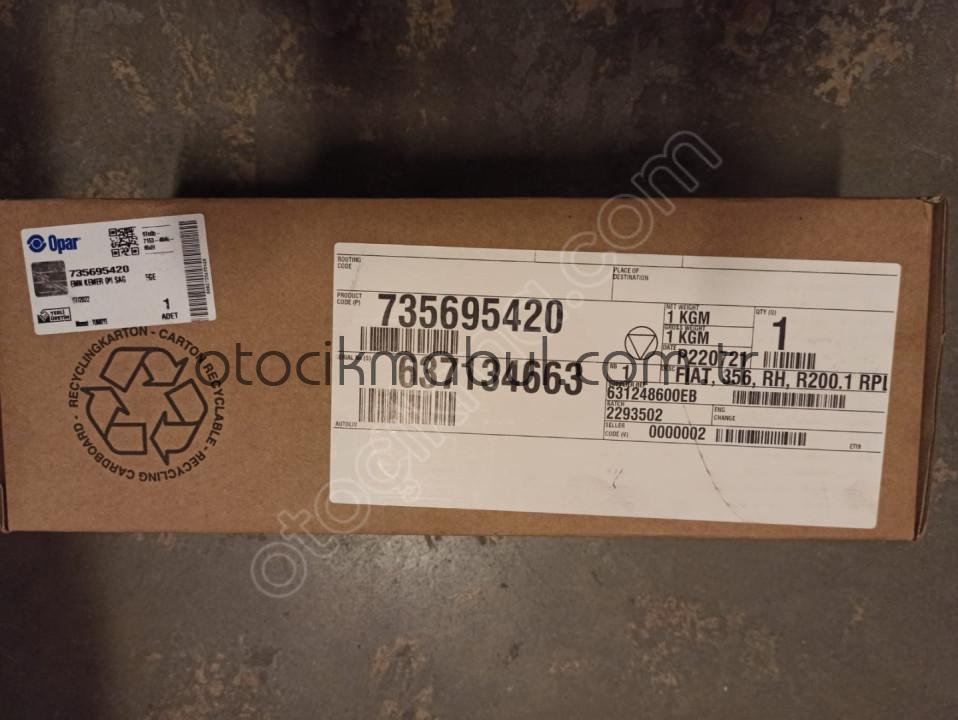 FİAT DOBLO EGEA SAĞ ÖN EMNİYET KEMERİ 735695420