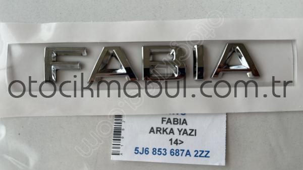FABİA 2014- BAGAJ YAZISI