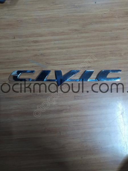 ÇIKMA HONDA CİVİC BAGAJ YAZISI
