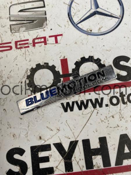 1S6853675 volkswagen passat B7 bagaj bluemotion yazısı