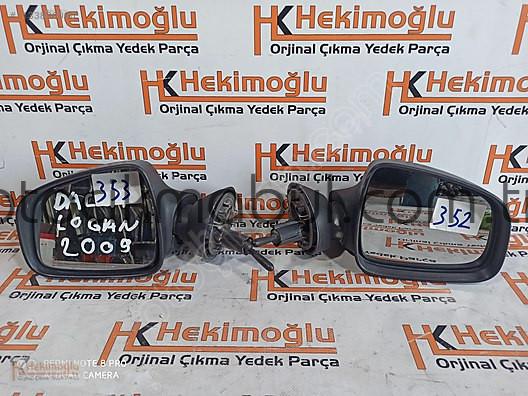 2009-2012 Dacia Logan Sol Dikiz Aynası (Ayar Problemi Var)