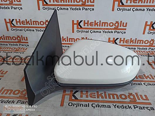 Beyaz Hyundai i20 Sol Elektrikli Orjinal Dikiz Aynası - Hat