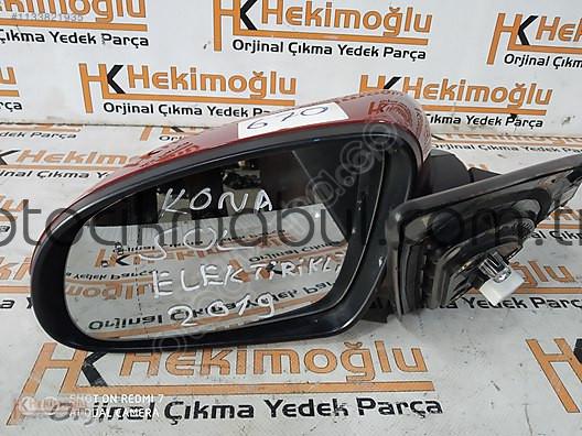 HYUNDAİ KONA ORJİNAL DIŞ DİKİZ AYNASI  SOL KIRMIZI 10 KABLOLU