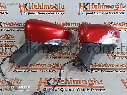 Renault Clio 4 Sol Elektrikli Kırmızı Orjinal Dikiz Aynas