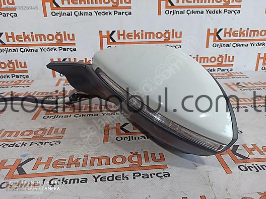 VW Golf 7 Sol Elektrikli Manuel Katlanır Orjinal Ayna