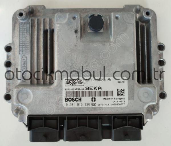 Motor ECU Ford Fiesta 1.6 TDCi, 0281015826 8U71-12A650-HA
