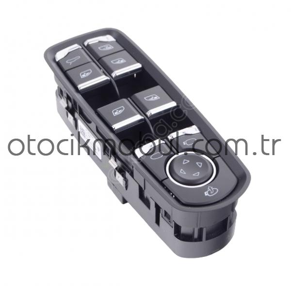 PORSCHE CAYENNE DÖRTLÜ CAM VE AYNA AYAR DÜĞMESİ 7PP959858K