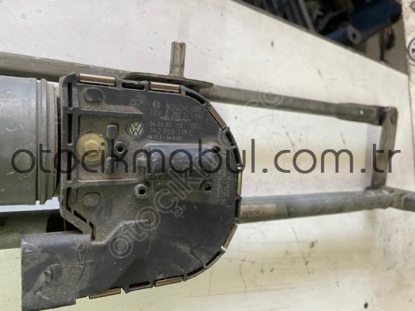 1K2955119C GOLF 5  SAĞ  DİREKSİYON SİLECEK MOTORU MEKANİZMA