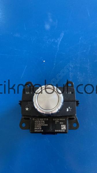 Mercedes W212 radyo ve ekran kontrol düğmesi A2129007719