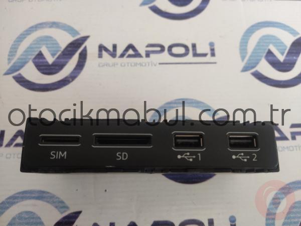 4N0035736  A6 MEDYA USB/SİM USB BAGLANTİ GİRİSİ 2019/2023