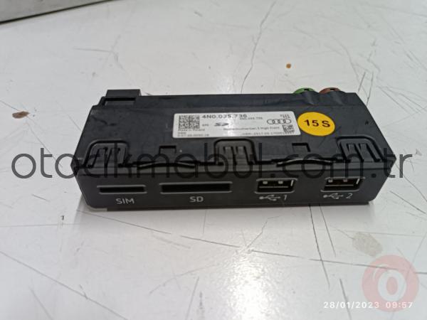 4n0035736 AUDİ A6 A7 A8 Q8 E-TRON USB/SD/SİM BAĞLANTI GİRİŞ
