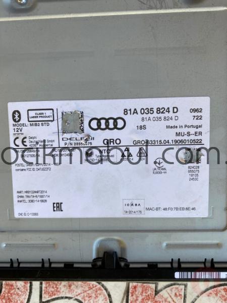 81A035824D audi A3 Q2 torpido içi multimedya cd changer MIB2
