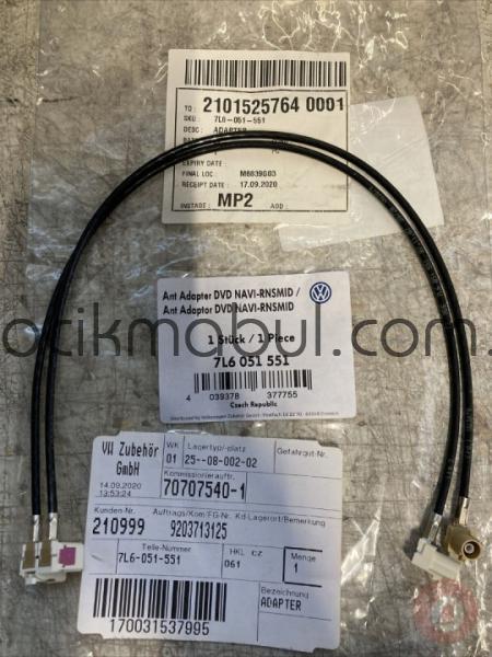 KABLIOSU anten adaptör adaptörü VW ORJ YENİ